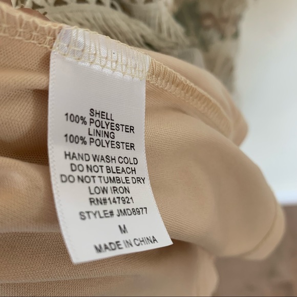 Pink floral embroidery maxi dress - Picture 6 of 8